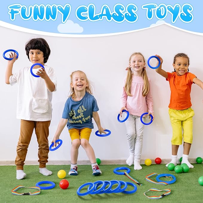 Tatuo 12 Set Toddlers Walking Rope for Preschool Toddlers Detachable Transition Rope Safety Daycare Rope for Preschool Daycare Kindergarten School Kids Outdoor Supplies (Blue)