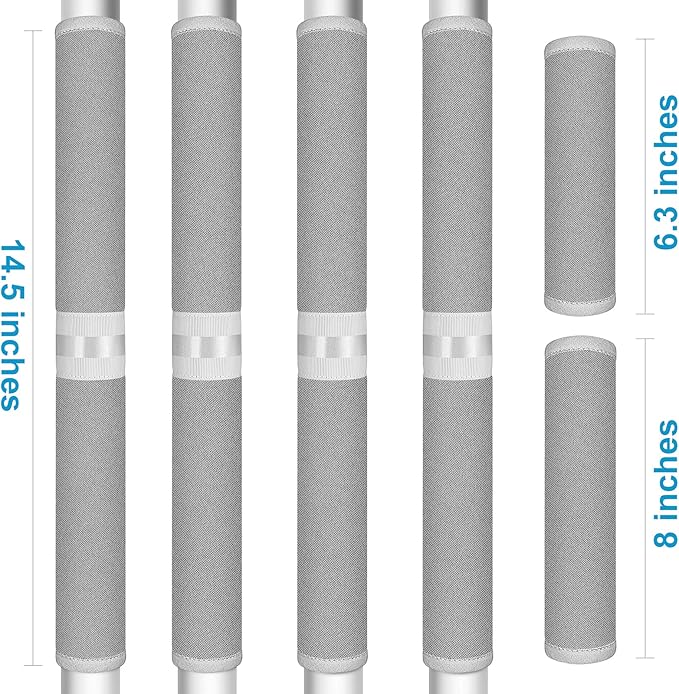 Refrigerator Door Handle Covers, Set of 6, Keep Your Kitchen Appliance Clean from Food Stains, Smudges, Drips, Oil, Washable and Form-Fitting, Protector for Fridge, Ovens, Dishwashers(Grey)
