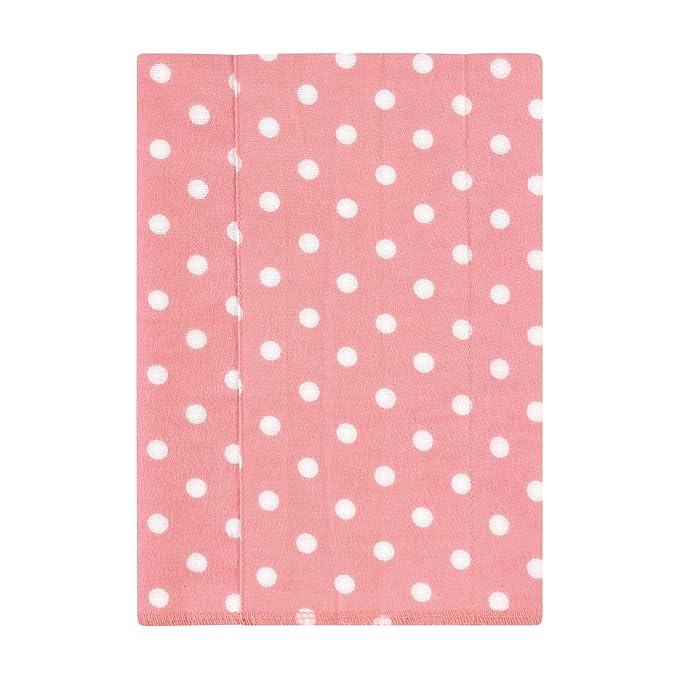 Hudson Baby Unisex Baby Cotton Flannel Burp Cloths, Modern Botanical 4 Pack, One Size