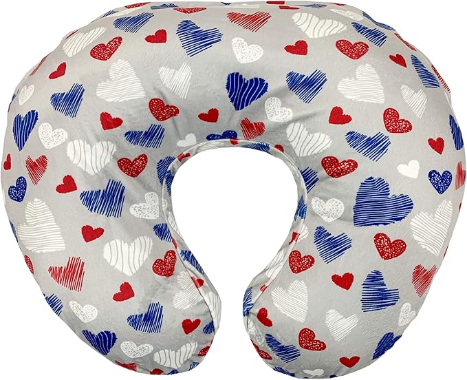 Kiddyklouds Nursing Pillow Slipcover - Breastfeeding Pillow Cover. Highly Water Resistant Minky Fabric (PP 06)