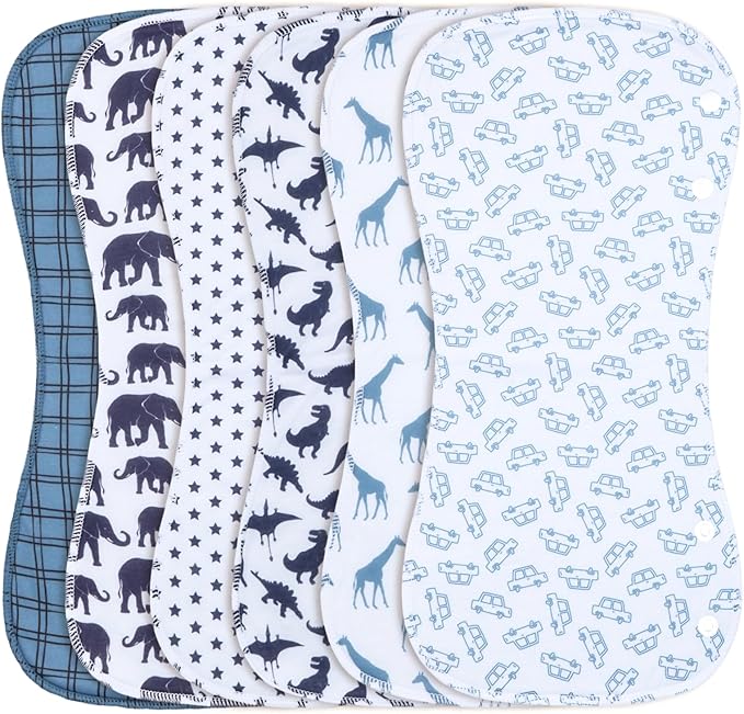 10-Pack Burp Cloths for Baby Boys and Girls - Organic Baby Burp Cloth,Baby Washcloths, Burp Rags, Large Neutral Burp Clothes for Newborn