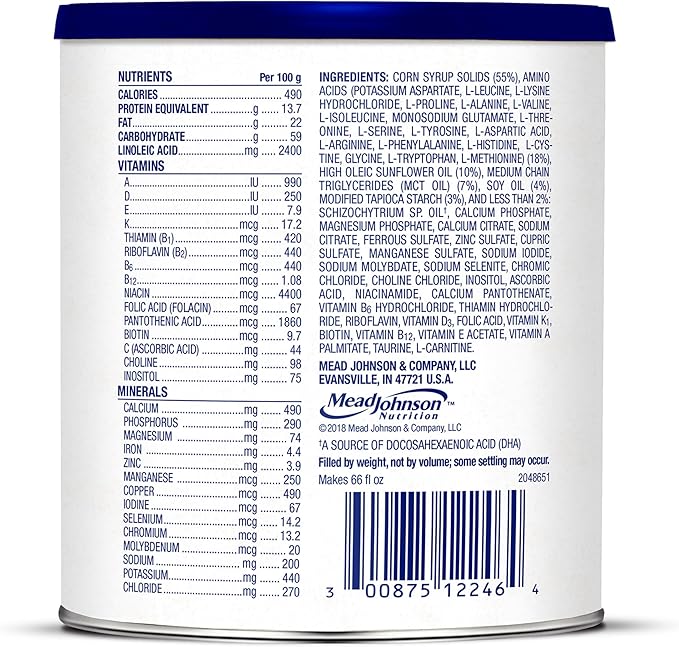 PurAmino Junior, Hypoallergenic Amino Acid based Powder for Severe Food Allergies and GI conditions, Nutritionally Complete for Ages 1 and older, 14.1oz can, Pack of 4