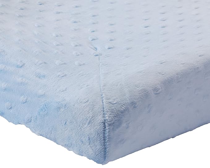 Rumble Tuff Minky Dot Changing Pad Cover, Blue,Standard