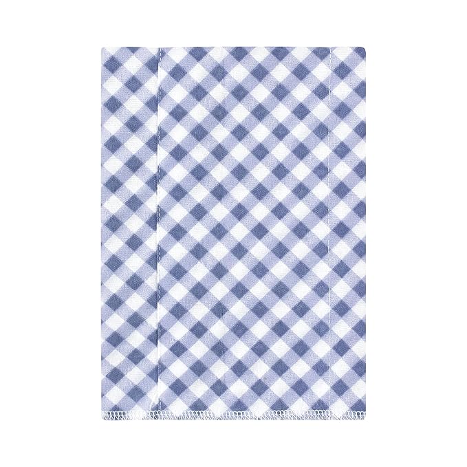 Hudson Baby Unisex Baby Cotton Flannel Burp Cloths, Pink Blue Pretty Floral 7 Pack, One Size