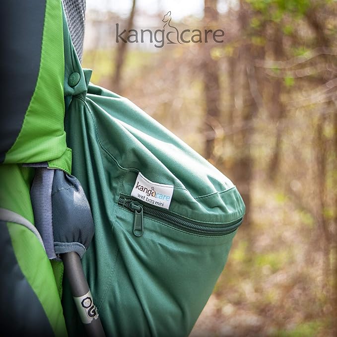 Kanga Care Wet Bag MINI Seam Sealed Waterproof 3D Dimensional for Baby Cloth Diapers, Travel, Beach, Pool, Gym, Swim | Finn