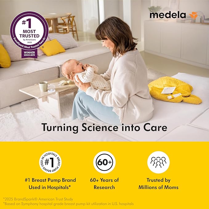 Medela Magic InBra Breast Shields, 2 Count of 24mm Breast Pump Flanges, Made Without BPA