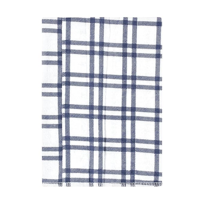 Hudson Baby Unisex Baby Cotton Flannel Burp Cloths, Construction Work 7-Pack, One Size