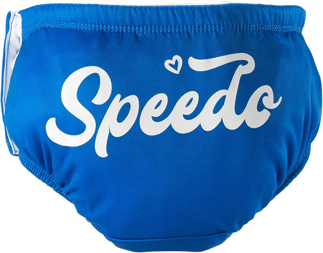 Speedo Toddler Swim Diaper Keep Swimmin' Premium - Medium - Blue - 1 Pack