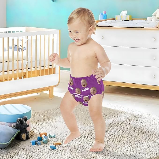 Joko Ivery 1 Purple Custom Potty Training Pants Traning Potty Panty Unisex for Toddlers Boys Girls 3T 3Pcs