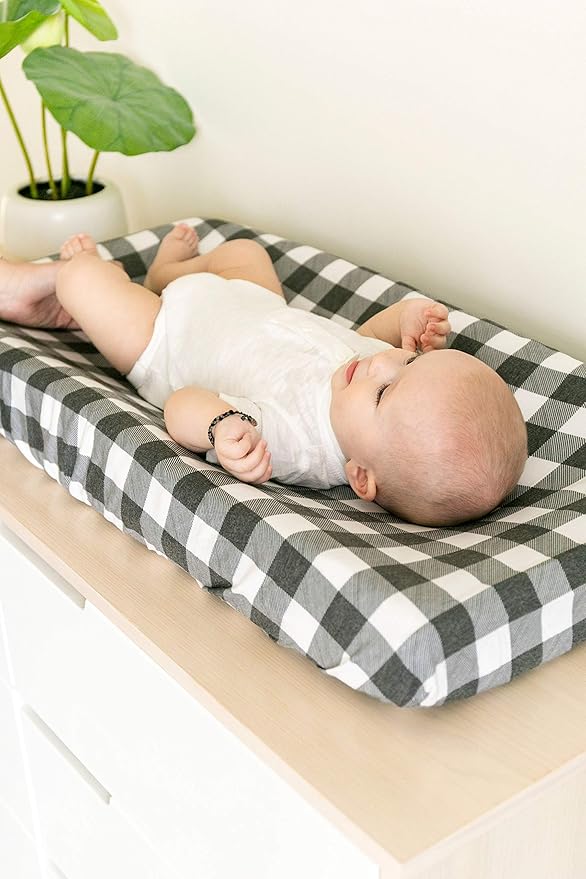 Copper Pearl Premium Knit Changing Pad Cover Soft, Stylish, and Universal Fit for All Standard Diaper Changing Pads, Trendy Design Changing Pad Covers, Scotland