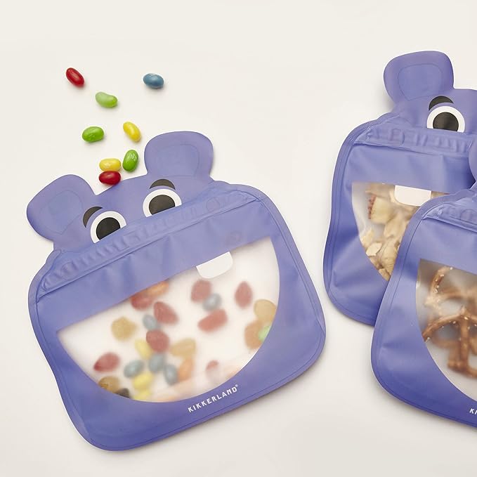 Hippo Zipper Bags