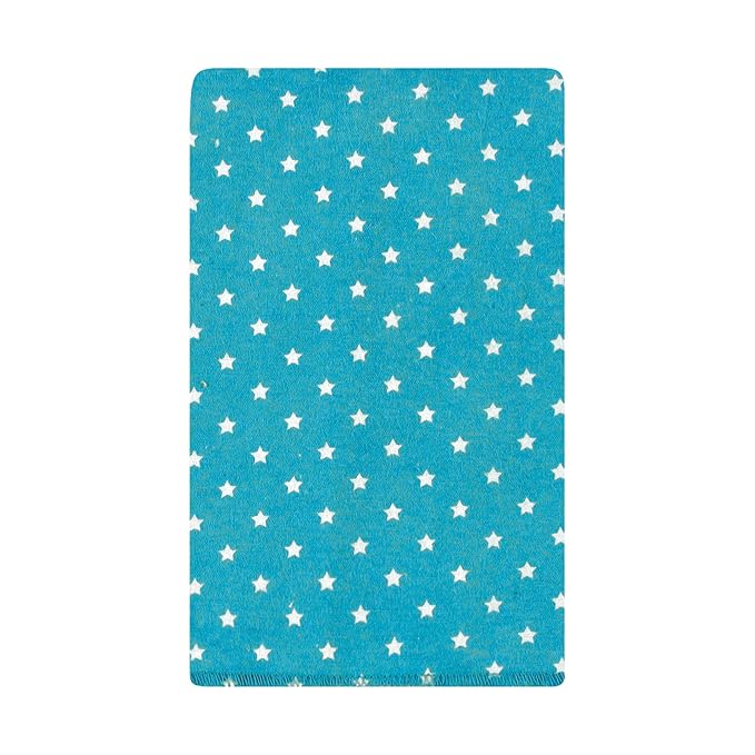 Hudson Baby Unisex Baby Cotton Flannel Burp Cloths, Happy Planets 10 Pack, One Size