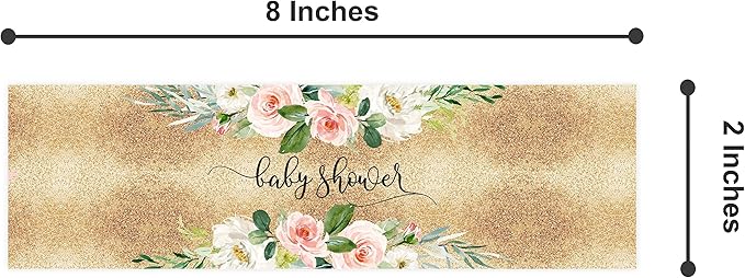 Pack of 32 Pcs, Unicorn Theme, Waterproof Self Adhesive Water Bottle Labels For Baby Shower, Girl, Baby Shower Party Collection