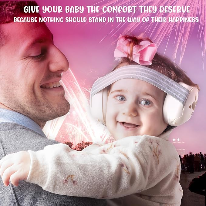 Beraja Baby Headphones - Noise Cancelling Ear Muffs for Noise Protection