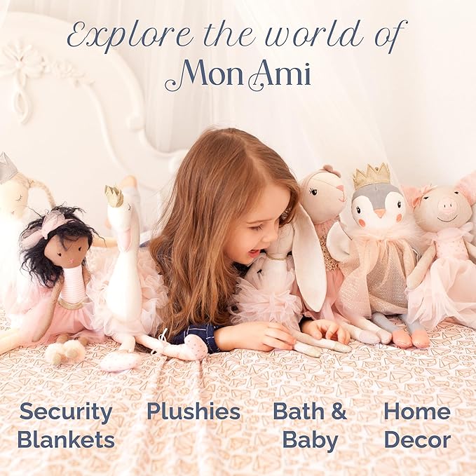 MON AMI Muslin Burp Cloths for Baby – 100% Cotton Burping Cloths for Babies, Extra Absorbent, Ultra-Soft, Baby Essentials