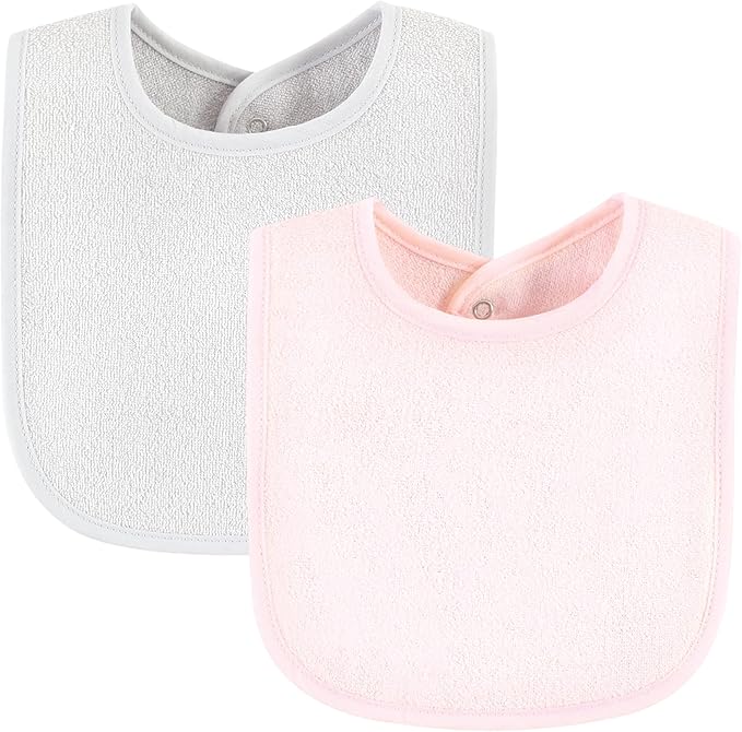 Hudson Baby Unisex Baby Drooler Bib With Waterproof Lining