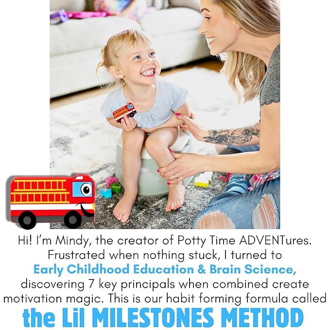 Potty Training Reward System - 14PC Wooden Stacking Blocks with Car and Truck Themed, Montessori Behavior System Advent Calendar for Toddlers 18M+ Boys Girls by Lil Advents