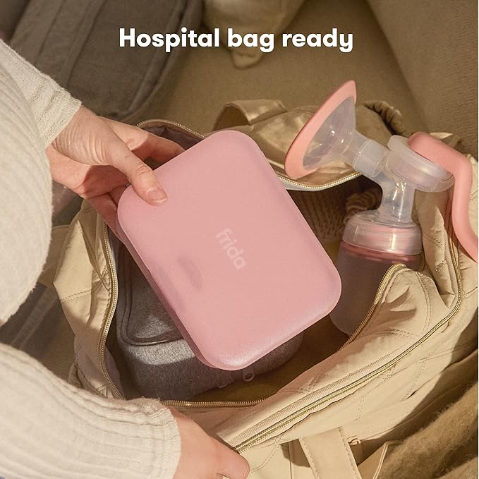Frida Mom Colostrum Collection Kit, Catch, Store & Feed Breastmilk, Includes 6 Colostrum Collectors, 6 Labels, Cleaning Brush, Cloth & Case, Hospital Bag Ready, Safe Materials, 15pc kit