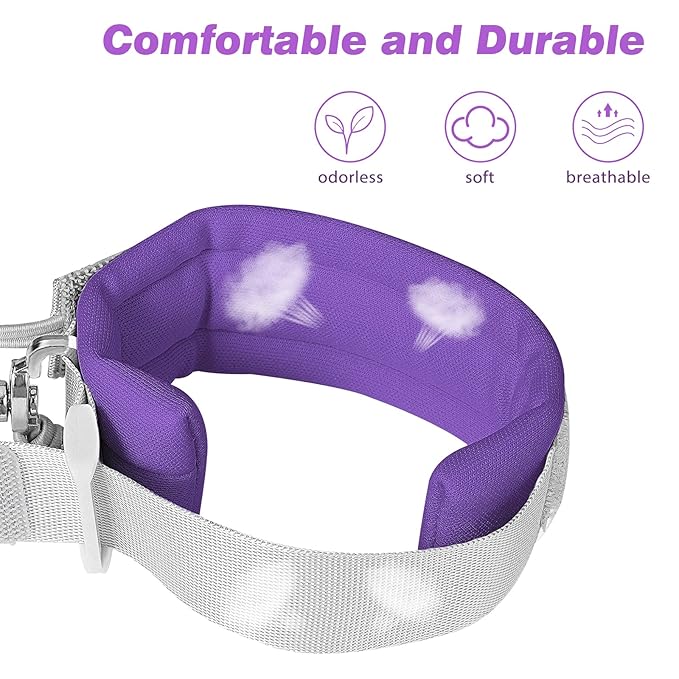 Toddler Leash 2Pack, Toddler Kids Harness Anti Lost Wrist Link with Magnetic Lock, Reflective Safety Walking Harness Wristband Leashes for 2,3,4 Years Old Boys Girls, Dark Blue+Dark Purple
