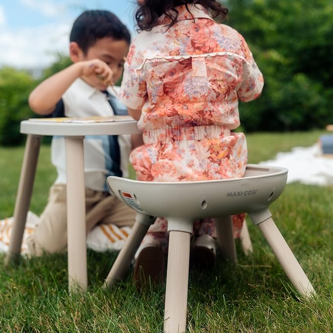 Maxi-Cosi Moa 8-in-1 High Chairs for Babies and Toddlers, Machine Washable Infant High Chair, Compact, Convertible High Chair Lightweight Design, Classic Green