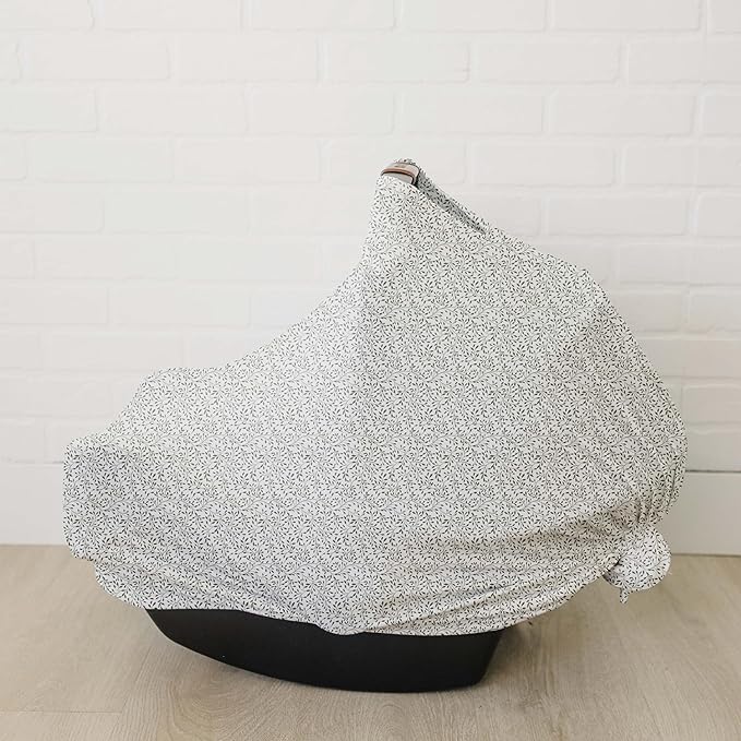 Sorrel + Fern Nursing Cover Up for Breastfeeding - Breathable Breastfeeding Cover with Removable Arch Neckline for Women - Breast Feeding Covers for Women (Sage Leaf)