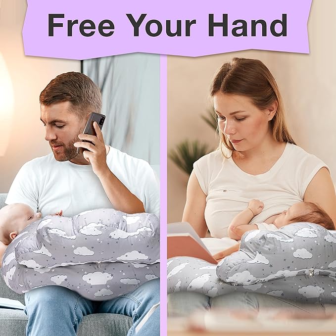 PILLANI Baby Shower Gifts: Nursing Pillow for Breastfeeding & Diaper Bag - Baby Registry Search