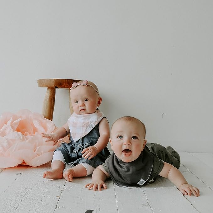 Parker Baby Bandana Drool Bibs for Boys, Girls & Unisex - Soft & Stylish Teething Bibs for Babies
