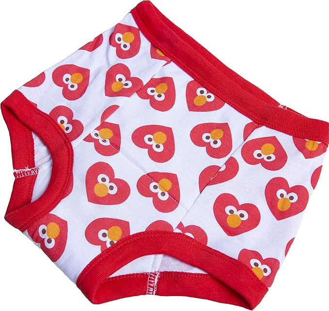 Sesame Street Unisex Toddler Potty Training Pants with Elmo, Cookie Monster and Big Bird with Stickers & Success Chart