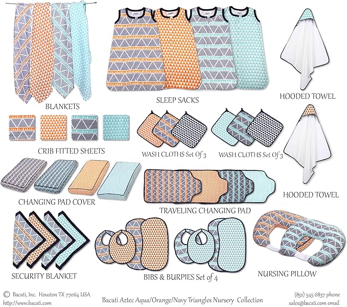 Bacati - Muslin Nursing Scarf