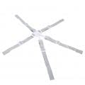 5 Point Harness Straps, Baby High Chair Straps Replacement, Adjustable Baby Seat Belt for Stroller High Chair Pram Children Kid Pushchair (White Button 5-Point Strap)