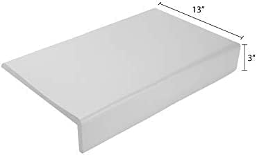 Kidkusion Soft Seat Edge Cushion | Made in USA | 48" | Taupe | Fireplace Safety Cushion | Hearth Pad