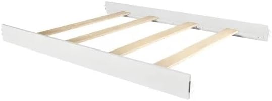 CC KITS Full-Size Conversion Kit Bed Rails Compatible with Simmons Kids Convertible Cribs by Delta Children - Solid Wood Rail - Toddler and Adult Bed Rail for Full-Size (Snow White, Hook-ON KIT)