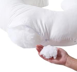 Nursing Pillow for Breast Feedingand Bottle Feeding, Breastfeeding Pillows for Mom with Removable Cover and Breathable Filling, Feeding Pillow for 0-16 Months(Flower)