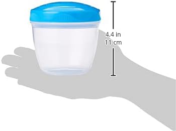 Sistema To Go Collection Snack 'N' Nest Food Storage Container, Color Received May Vary, Set of 3, 150 ml, 305 ml, 520 ml