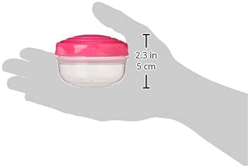 Sistema to GO PortionPod Food Storage Containers, Small Snack Pots, BPA - Free, Assorted Colours, 2 x 210 ml