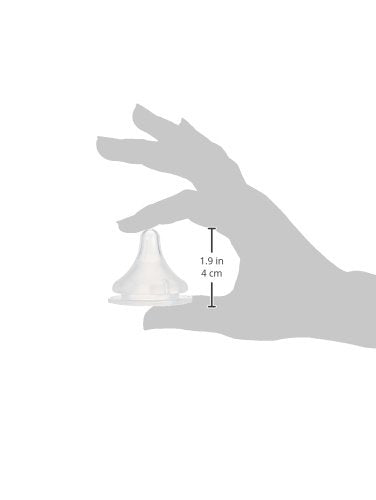 Pigeon Real Feel Silicon Nipple Bottle for Newborns, 1pc - SS Size