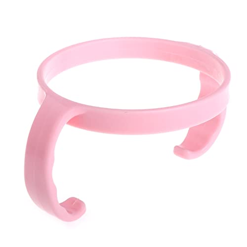 Bottle Handles Grip Compatible for Comotomo Baby Feeding Bottle (2 Count, Green & Pink)