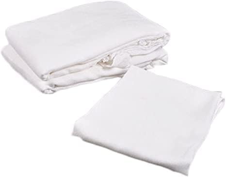 High Absorbency Reusable Flat Cloth Diapers, Soft & Safe 27 X 27 100% Cotton Burp Cloth, Also Great to Clean Mirrors (36)