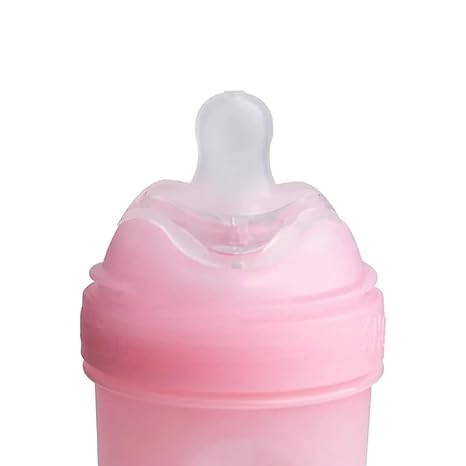 Herobility Double Anti-Colic Silicone Nipples, Baby Bottle Teats, Breast Like Shaped Nipples - Fits Herobility's & Eco Baby Bottles | Pack of 2 (Large Size)