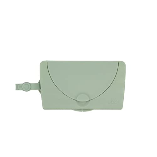 Ubbi Baby Wipes Dispensers with Weighted Plate, Portable On-The-Go Wipes Holder, Keeps Wipes Moist and Fresh, Fits Most Diaper Bags