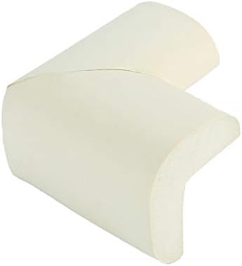 Edge & Corner Guards, 8 Pack – Table Corner Protector, Desk Edge Protection, Impact Absorbing Furniture Bumper, Baby Safety Foam Corner Guard, Soft Corner Cover Cushion for Kid, Adhesive (white color)