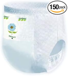 Nateen Premium Baby Diapers, Overnight Use Disposable Diapers for Sensitive Skin, Ultra Thin Diapers with Comfortable Fit. Size 0 (Premature), 150, Count., White