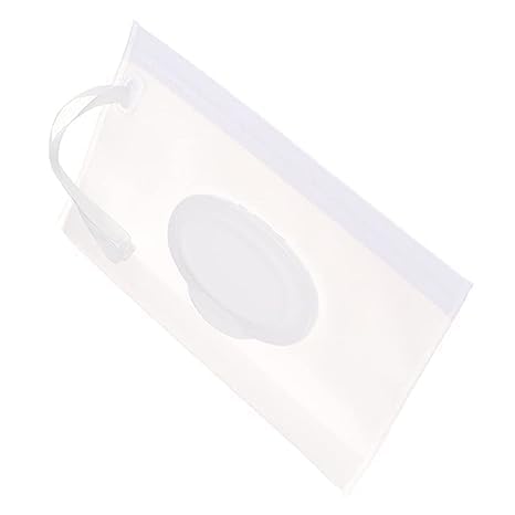 White Wipe Case Travel Holder Keeps Wipes Moist Set of Wet Wipes Holders Cases Portable Travel On The Go Refillable Dispenser Container Diaper Wipe Holders, Wipe Holders