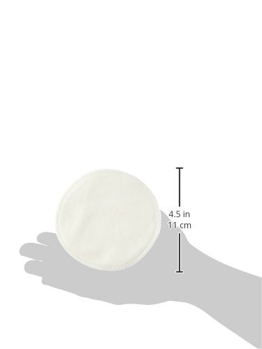 TL Care Nursing Pads Made with Organic Cotton - Soft, Breathable, Absorbent & Washable, Natural Color, 12 Count