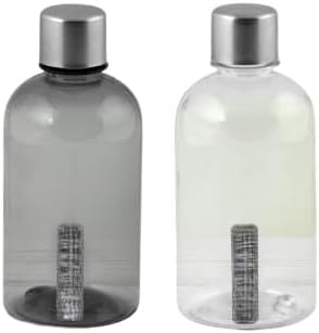 300ML Compact and portable Leak-proof design BPA-free material PET Bottles For Homemade Juice, Smoothie, Milk and Drinks, Ideal For kids and travel Pack Of 2