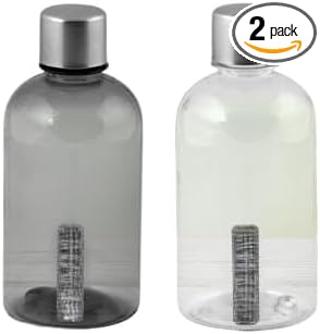 300ML Compact and portable Leak-proof design BPA-free material PET Bottles For Homemade Juice, Smoothie, Milk and Drinks, Ideal For kids and travel Pack Of 2