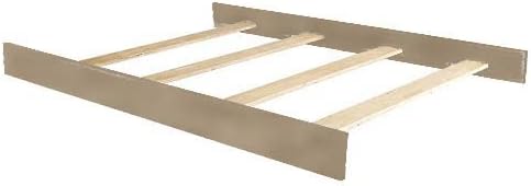 Full-Size Conversion Kit Bed Rails for Bertini Baby Convertible Cribs by Dorel - Solid Wood Rail - Toddler and Adult Bed Rail for Full-Size Beds - Essential Nursery & Baby Furniture (Mineral Grey)