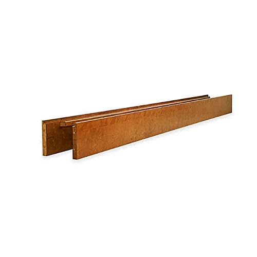 Full-Size Conversion Kit Bed Rails for Baby Appleseed and Eco-Chic Convertible Cribs - Solid Wood Rail - Toddler and Adult Bed Rail for Full-Size Beds - Nursery and Baby Furniture (Coco, Bolt-On Kit)