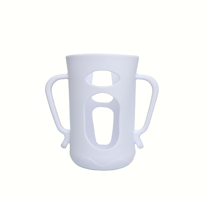 For Pigeon Glass Baby Bottle Silicone Holder, compatible with 8.1 oz, designed exclusively for glass baby bottles. (8.1oz) 3pcs