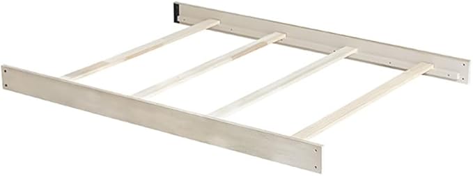 Full-Size Conversion Kit Bed Rails for Viv + Rae Convertible Cribs - Solid Wood Rail - Toddler and Adult Bed Rail for Full-Size Beds - Nursery & Baby Furniture (Weathered White/Birch White, Option 2)